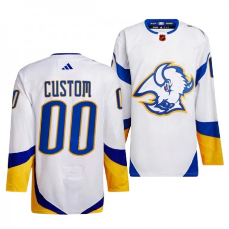 Buffalo Sabres Dresy Personalizované Adidas 2022-23 Bílý Reverse Retro 2.0 Authentic - Pánské